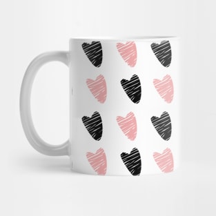 Fall in Love! Doodled Pattern Mug